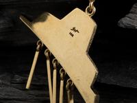 Inlaid 18K Gold Storm Cloud Necklace