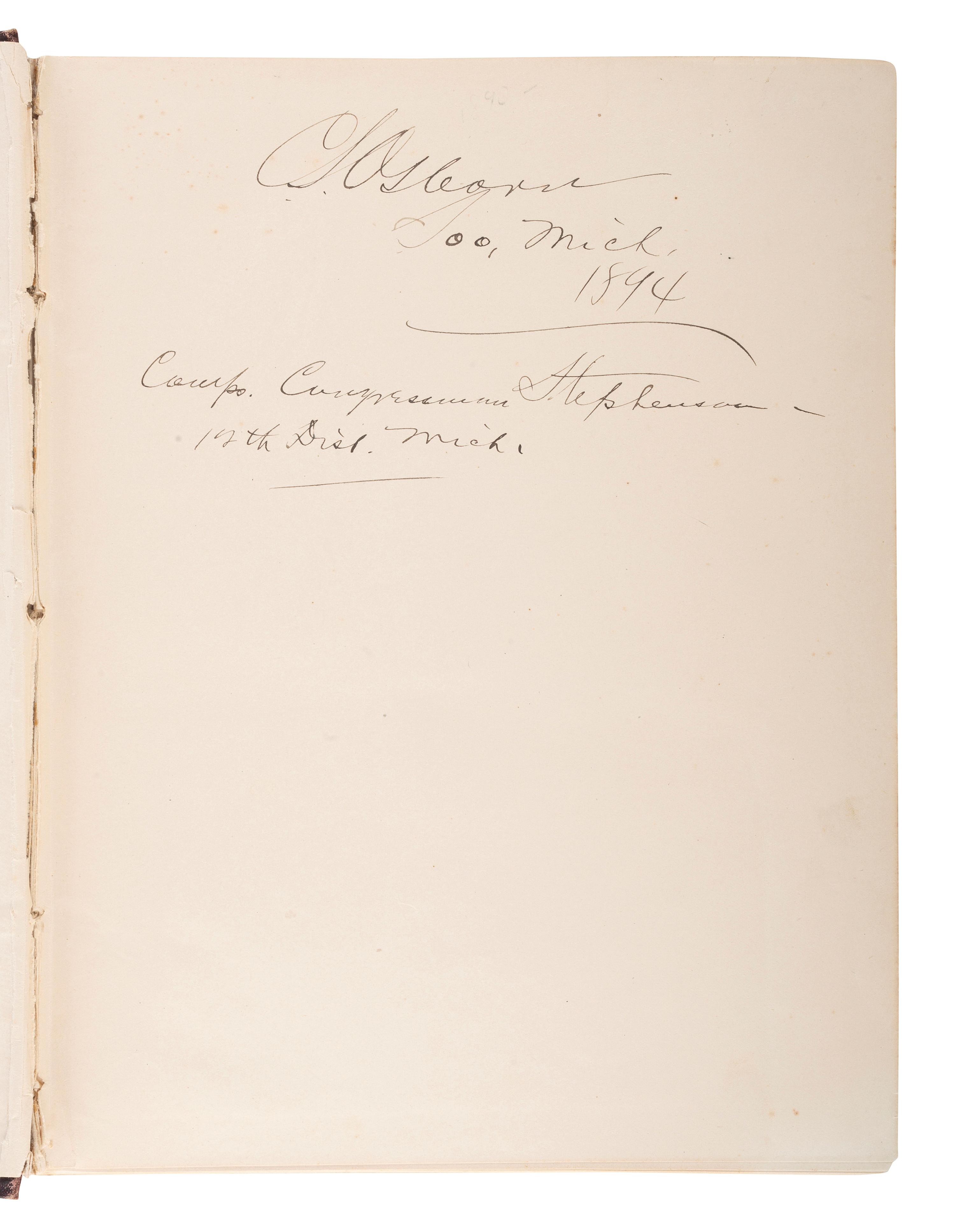 [NATIVE AMERICANA - ETHNOLOGY]. A group of Ethnology works, including Dakota-English Dictionary.