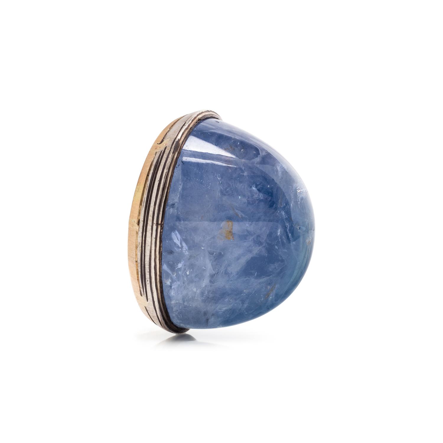OVAL SUGARLOAF CABOCHON SAPPHIRE ELEMENT