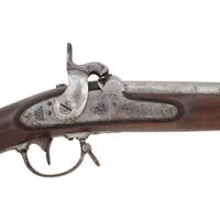 Confederate Cleaned & Repaired (C&R) Marked US Model 1842 Musket with "&" and "Z" Inspection Marks