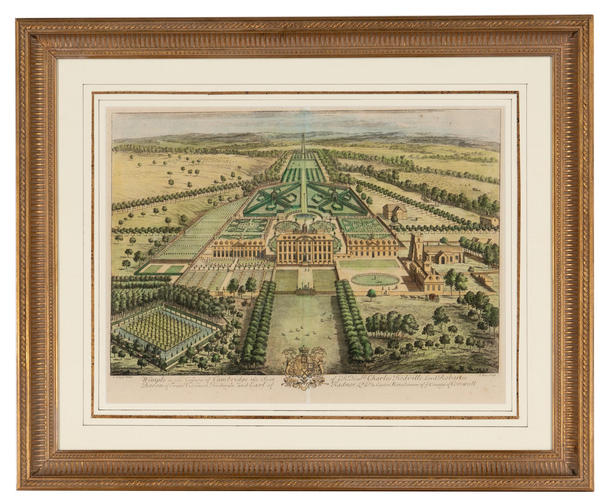 A Set of Eight Hand-Colored Engravings