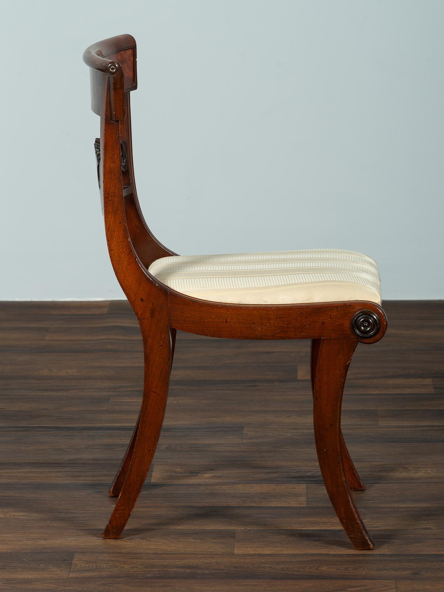 A Set of Ten Classical Mahogany Dining Chairs