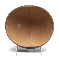 A Carved Gourd Bowl With Patriotic Motifs