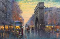 Sights of Paris (triptych)
