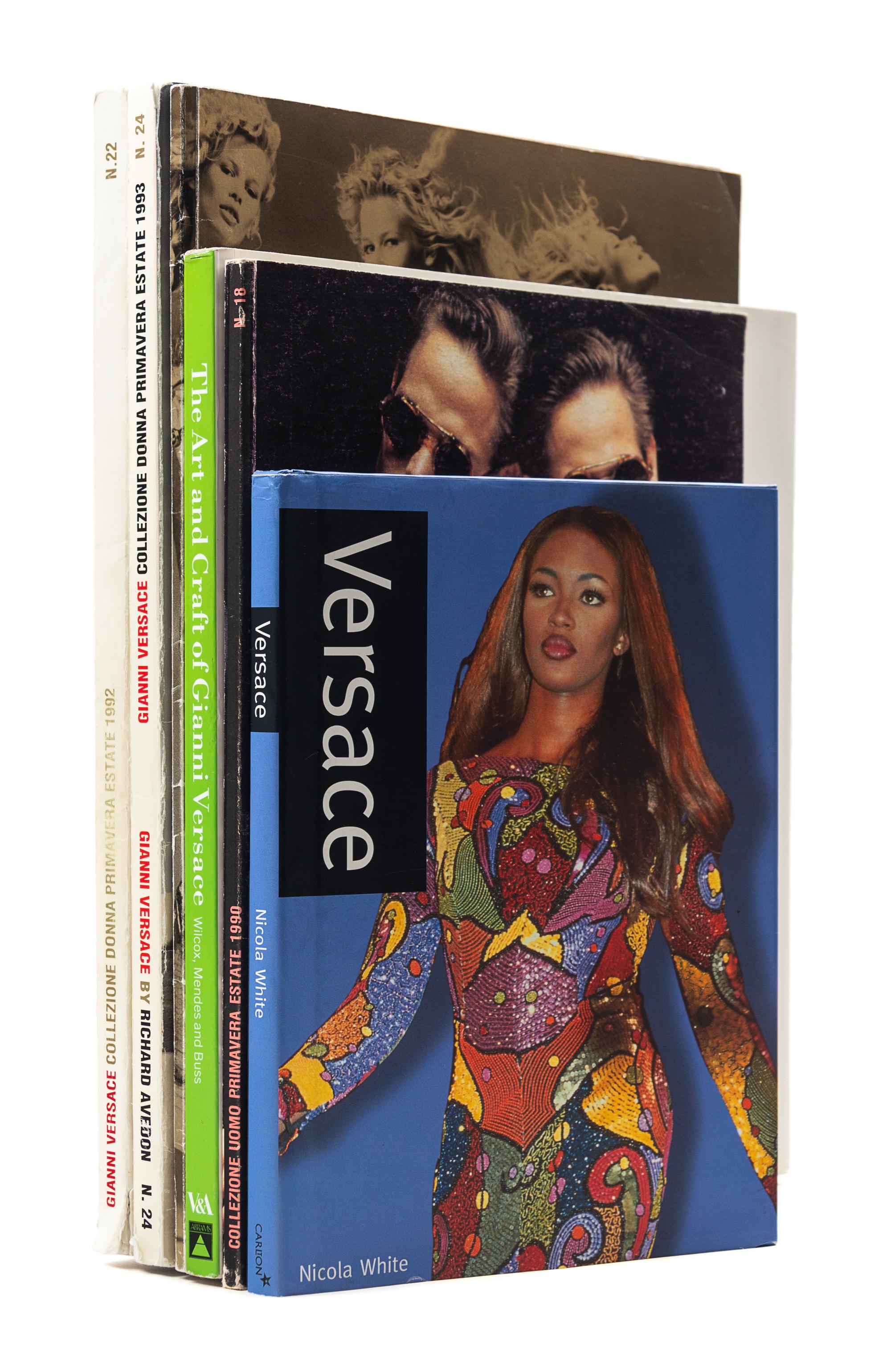 A Collection of Gianni Versace Books and Catalogues,