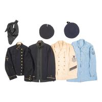 US Navy Dress Blue Uniform Lot Including PT Boat Crewman