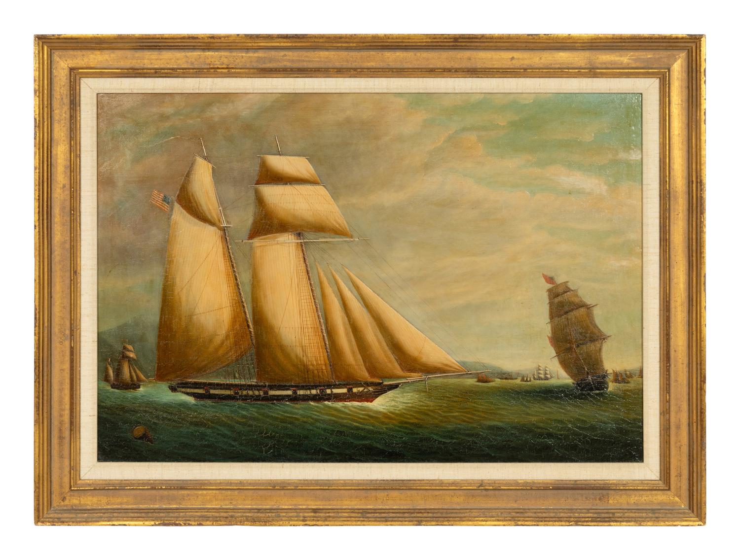 Sailboats in Harbor