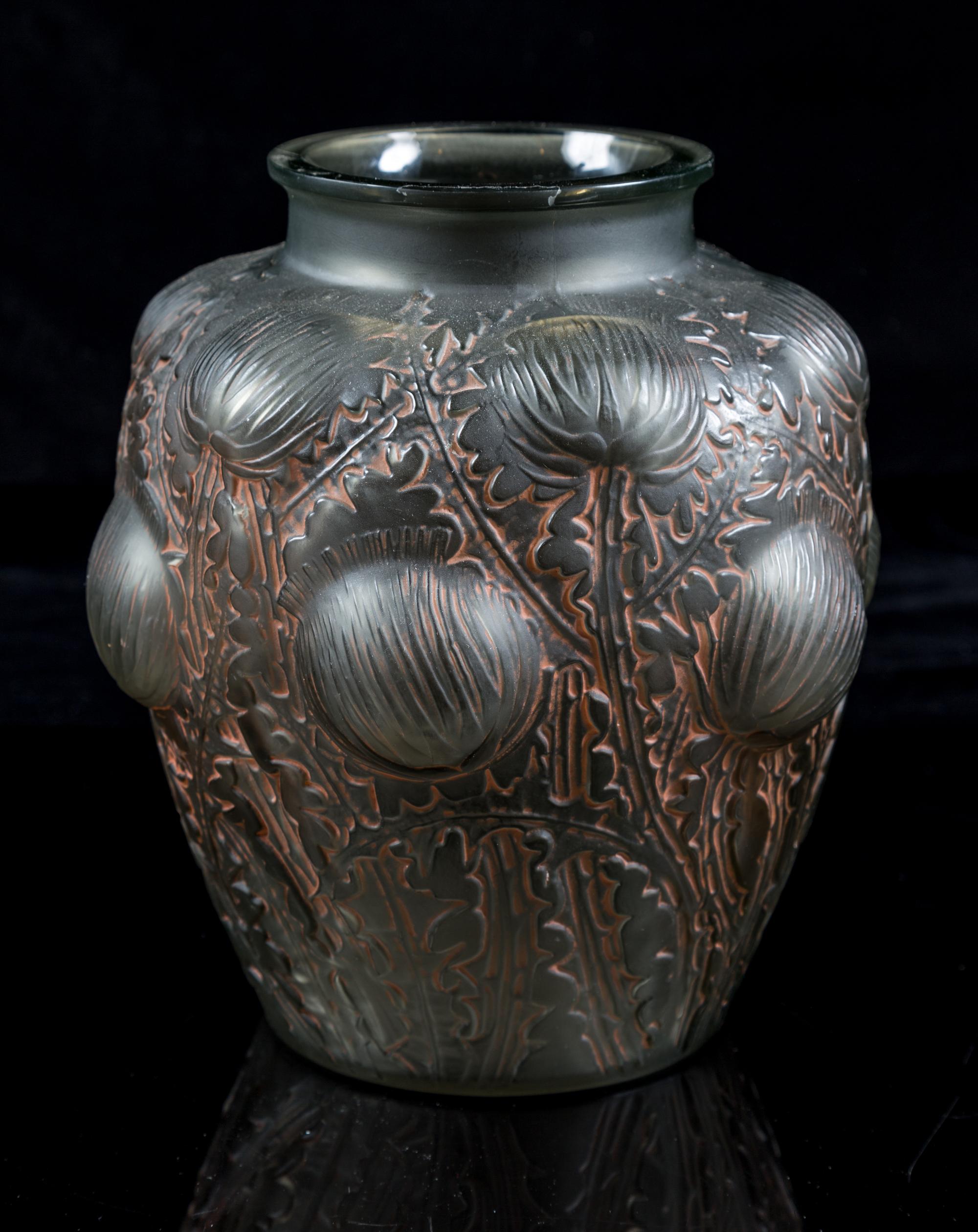 Rene Lalique, (French, 1860-1945), Domremy vase, model no. 979, c. 1926