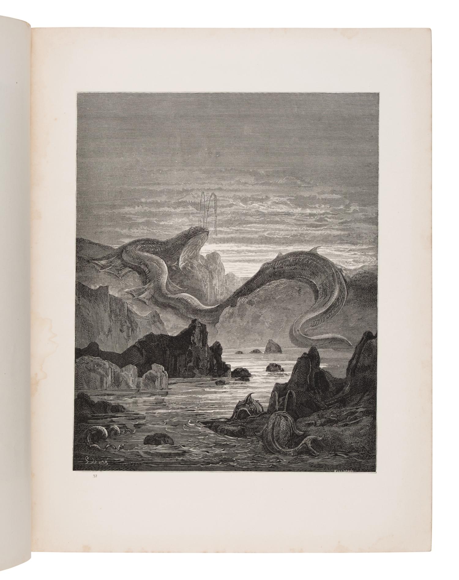 [Doré, Gustave (1832-1883), illustrator]. -- Milton, John (1608-1674). Milton's Paradise Lost . London, Paris & New York: Cassell, Petter, Galpin & Co., n.d. [ca. 1883].
