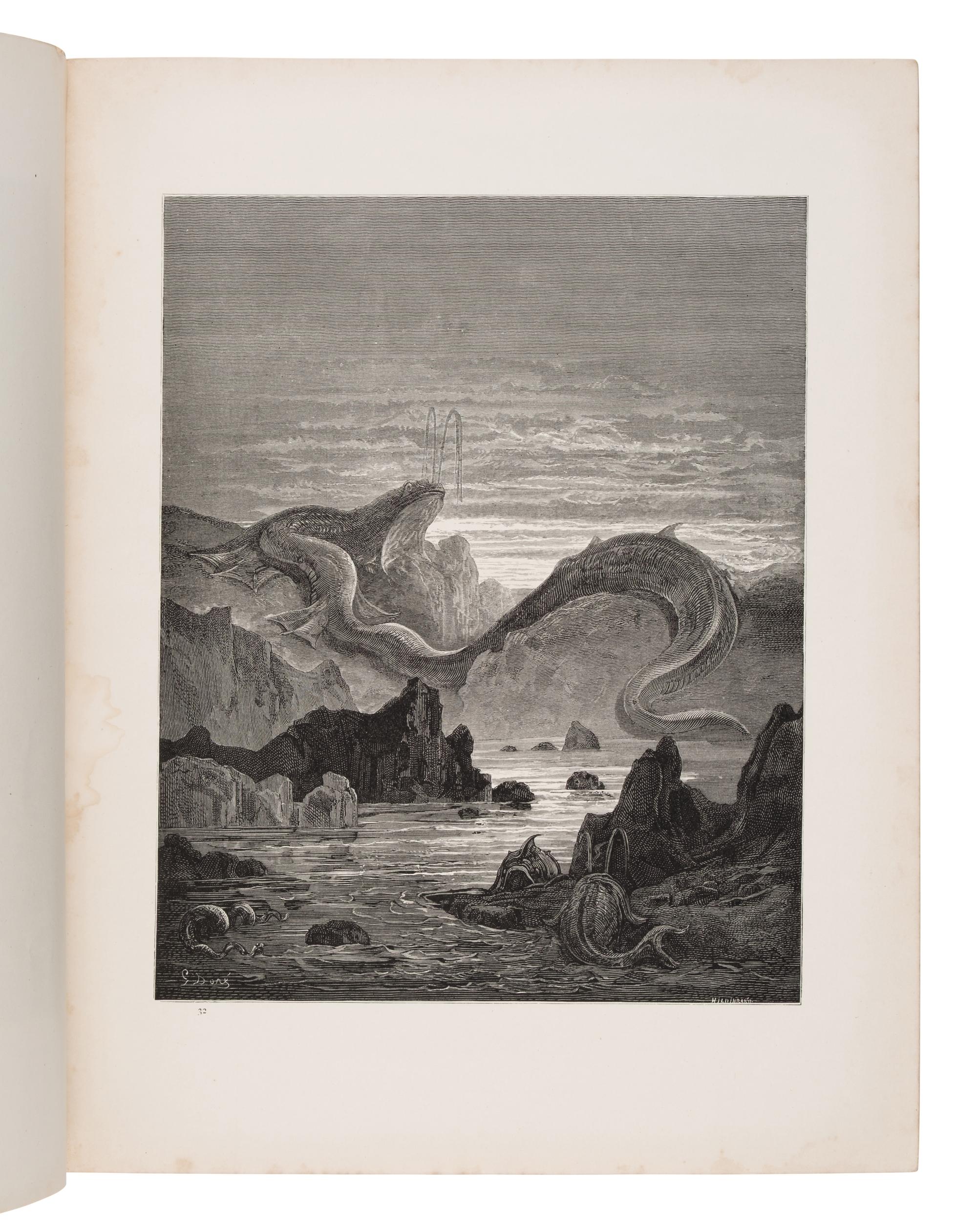 [Doré, Gustave (1832-1883), illustrator]. -- Milton, John (1608-1674). Milton's Paradise Lost . London, Paris & New York: Cassell, Petter, Galpin & Co., n.d. [ca. 1883].