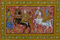 Two Rajasthani Court Paintings Dimensions of larger 10 1/4 x 15 inches. — 19th Century/20th Century