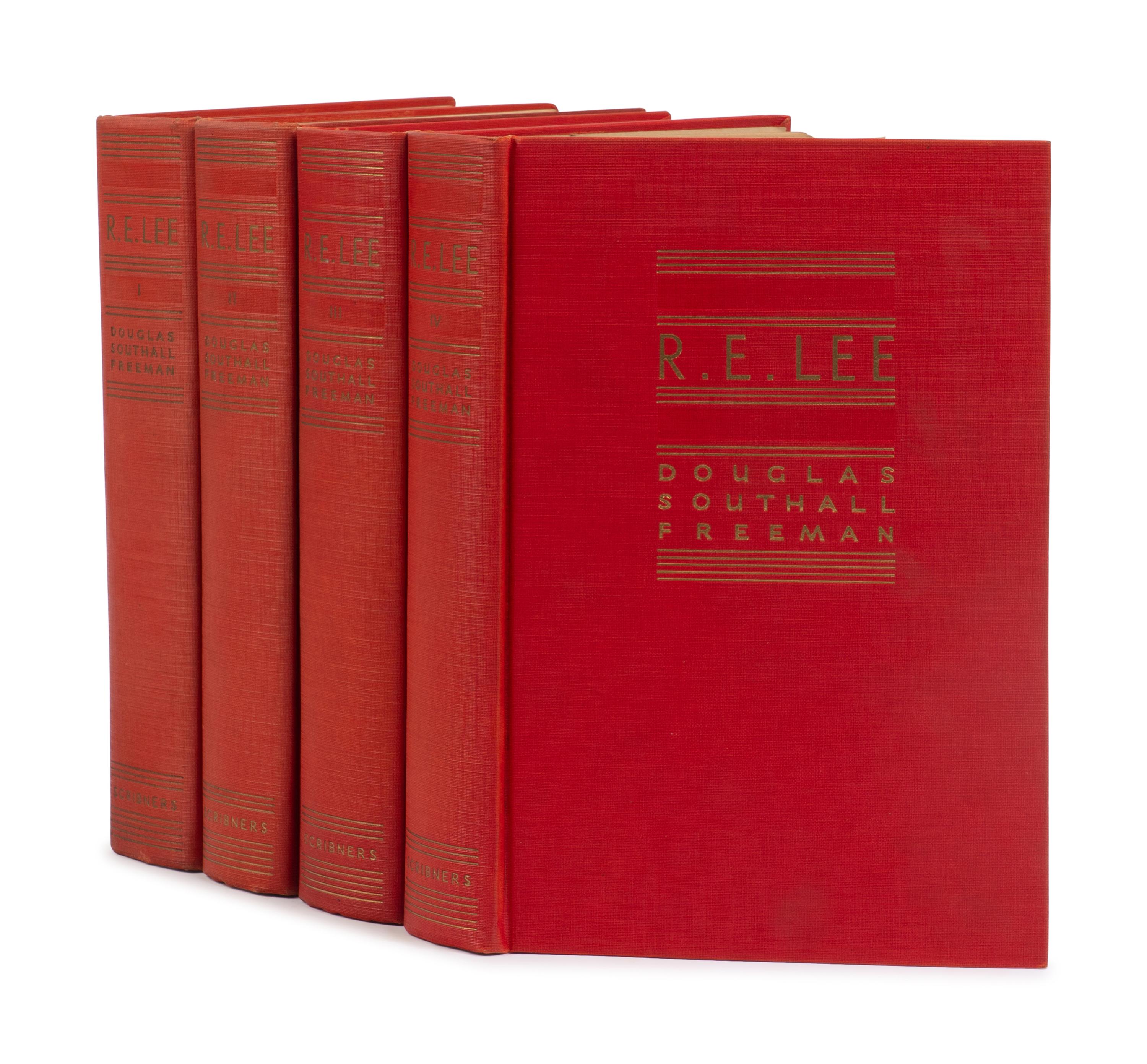 FREEMAN, Douglas Southall (1886-1953). R.E. Lee: A Biography . New York and London: Charles Scribner's Sons, 1934-1935.