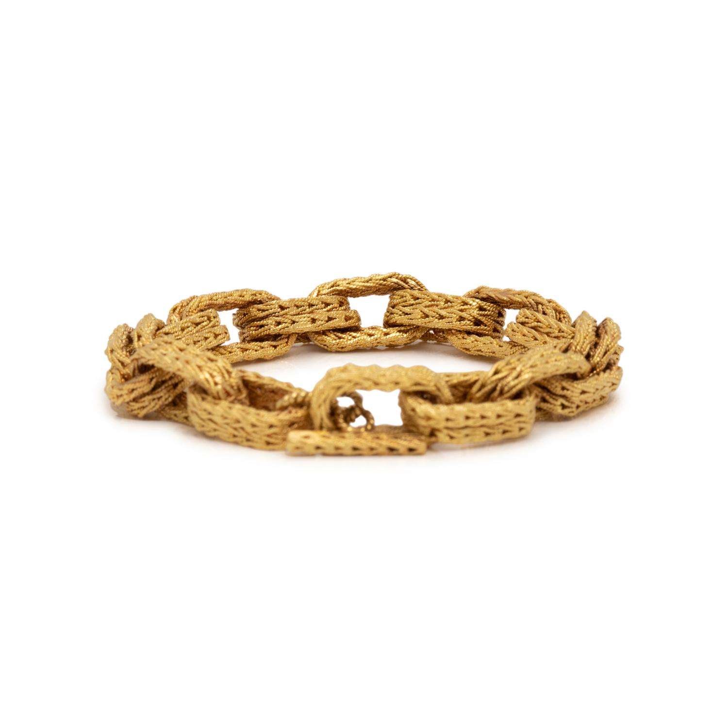 YELLOW GOLD BRACELET
