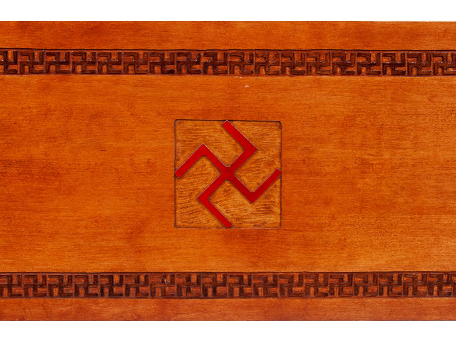 Burled Fir Double Bed
