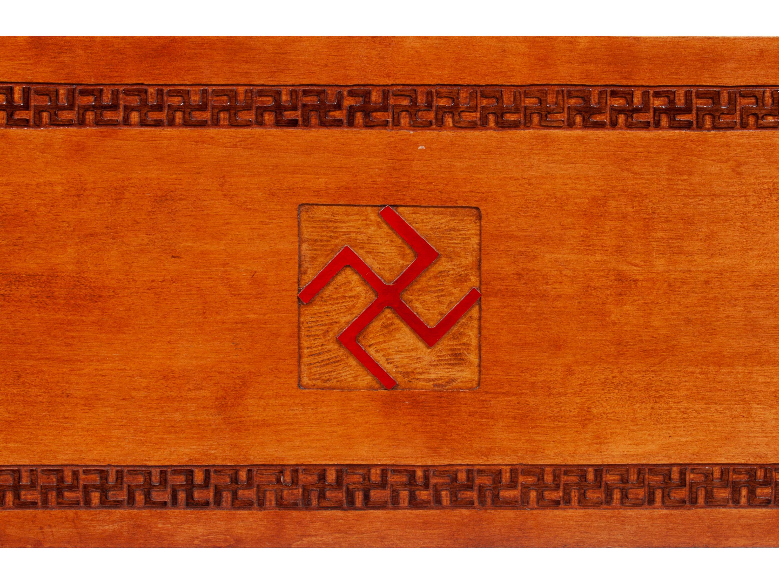Burled Fir Double Bed