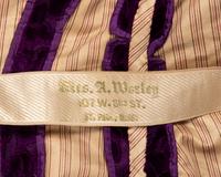 Three Velvet Pieces: One Two-Piece Dress Ensemble with Lace Collar, One Bodice, 1880s