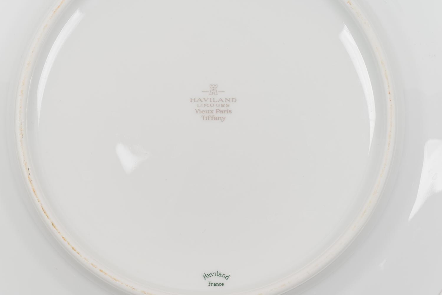A Haviland Limoges Vieux Paris Porcelain Dinner Service Retailed by Tiffany and Co.