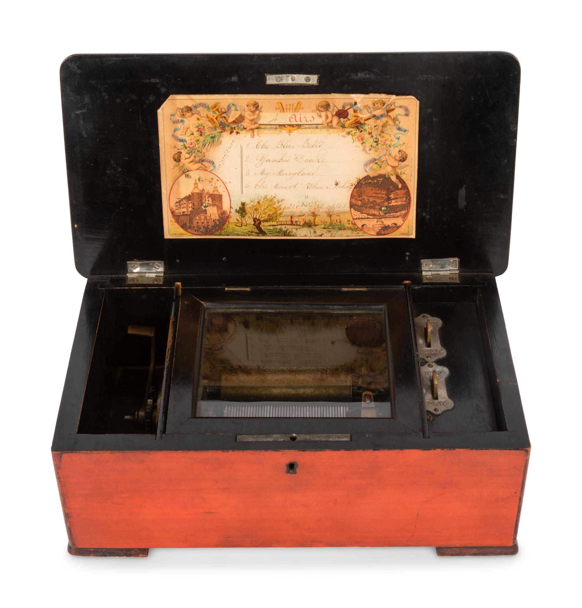 A Swiss Cylinder Music Box