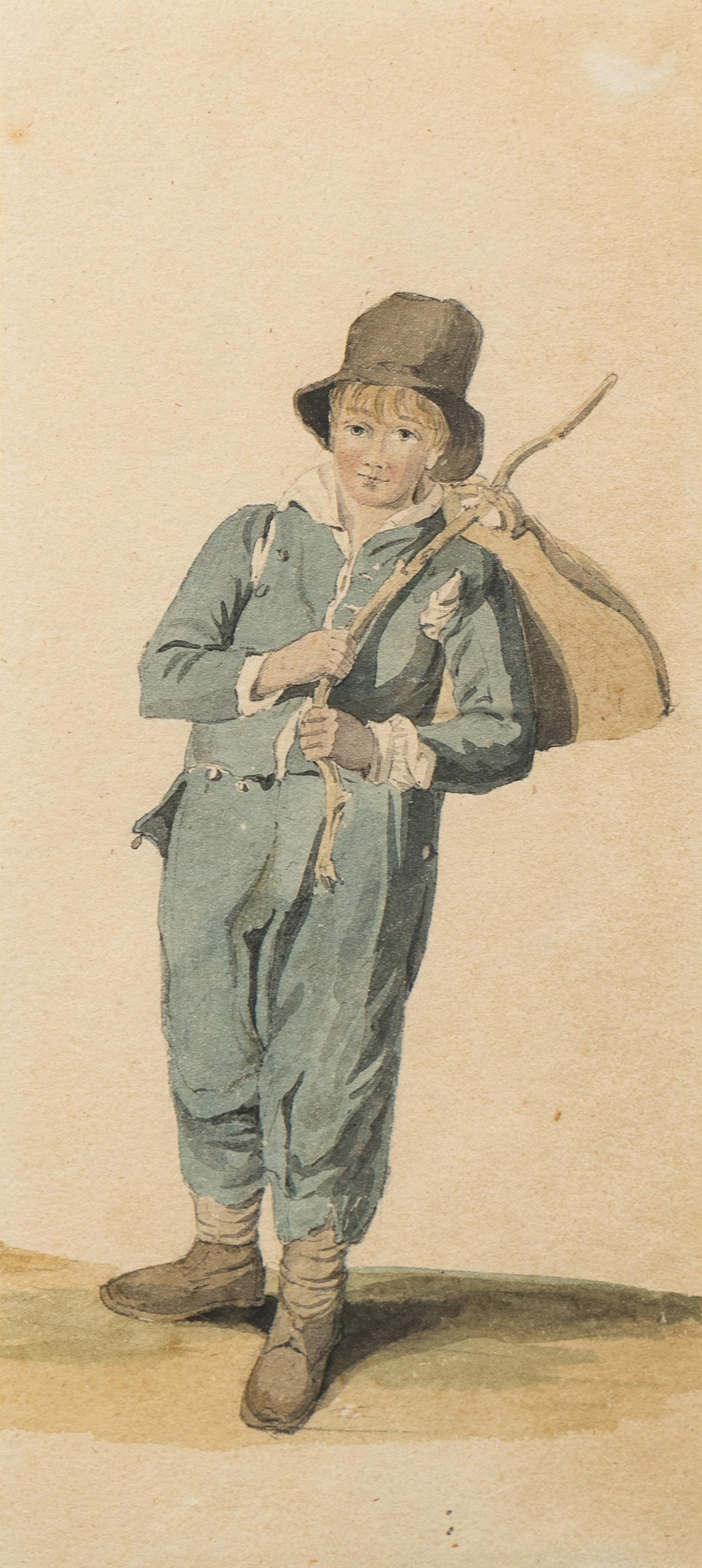 Three Drawings of Figures