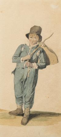 Three Drawings of Figures