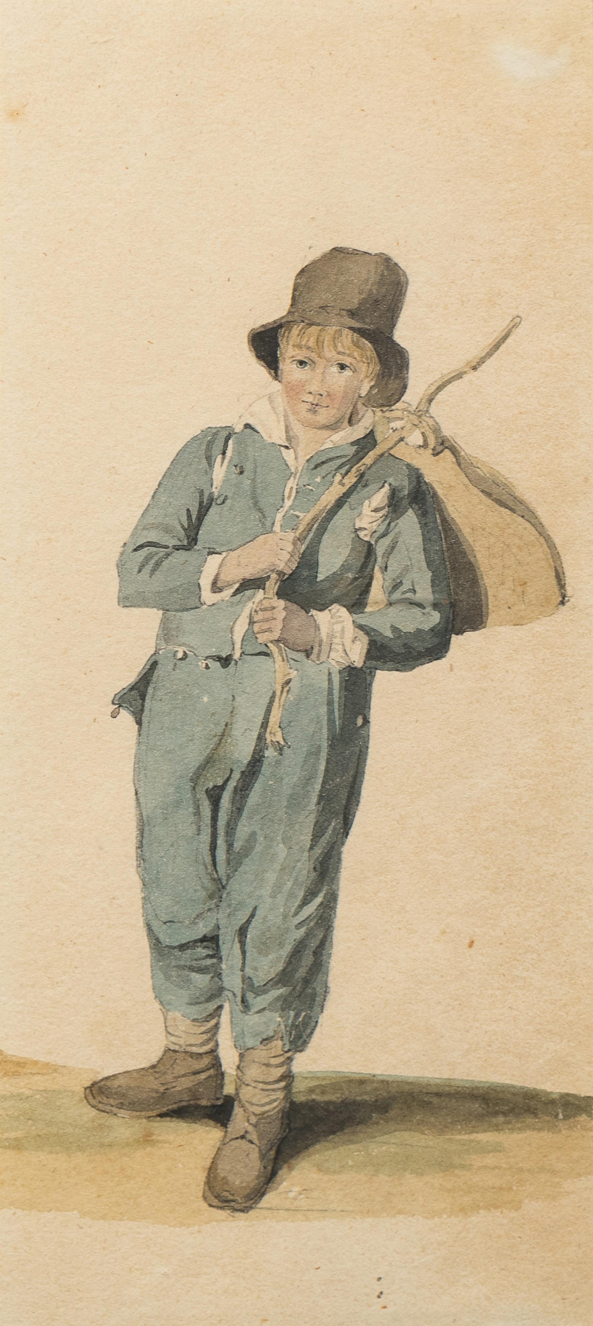 Three Drawings of Figures