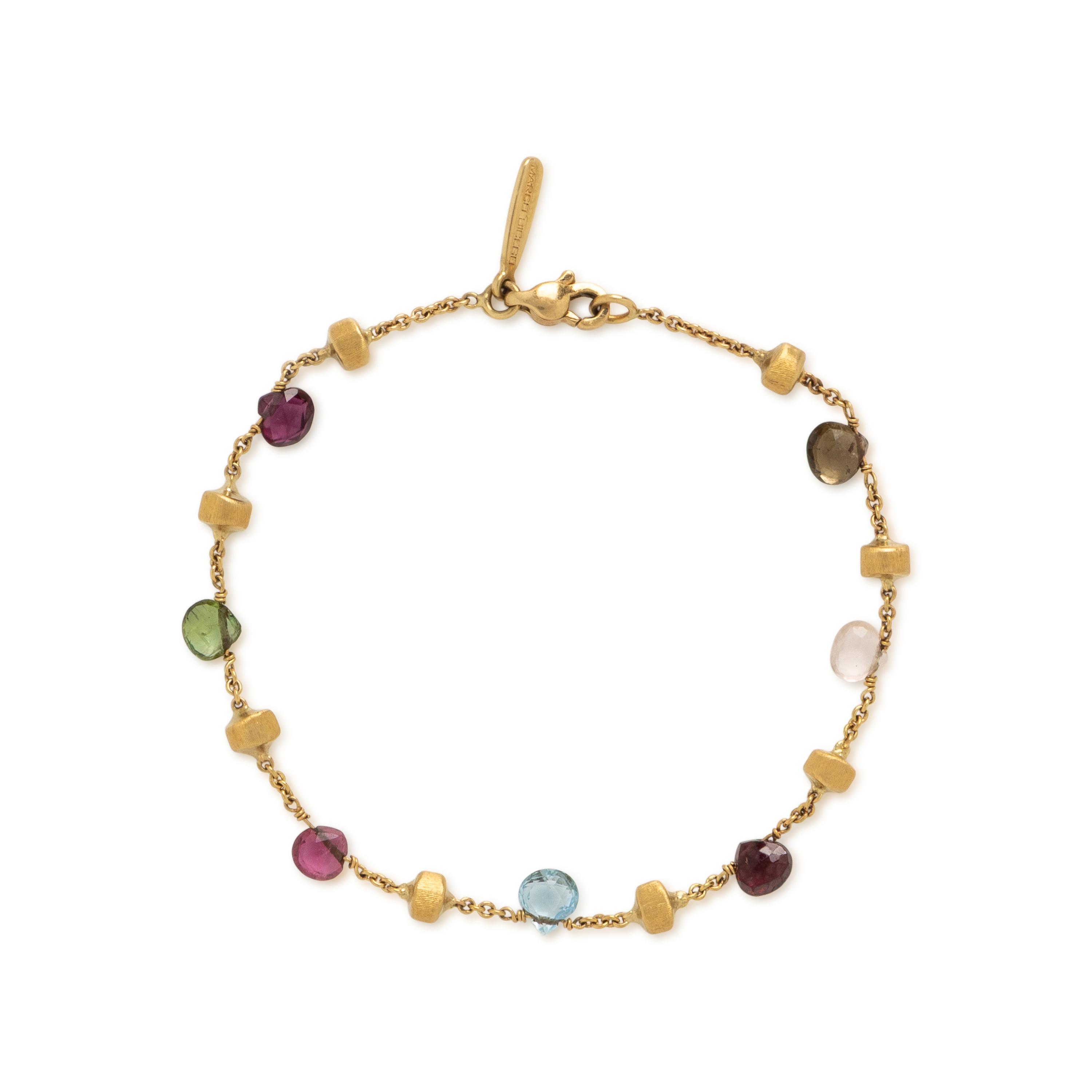 Marco Bicego, 'Paradise', Multigem and Yellow Gold Bracelet