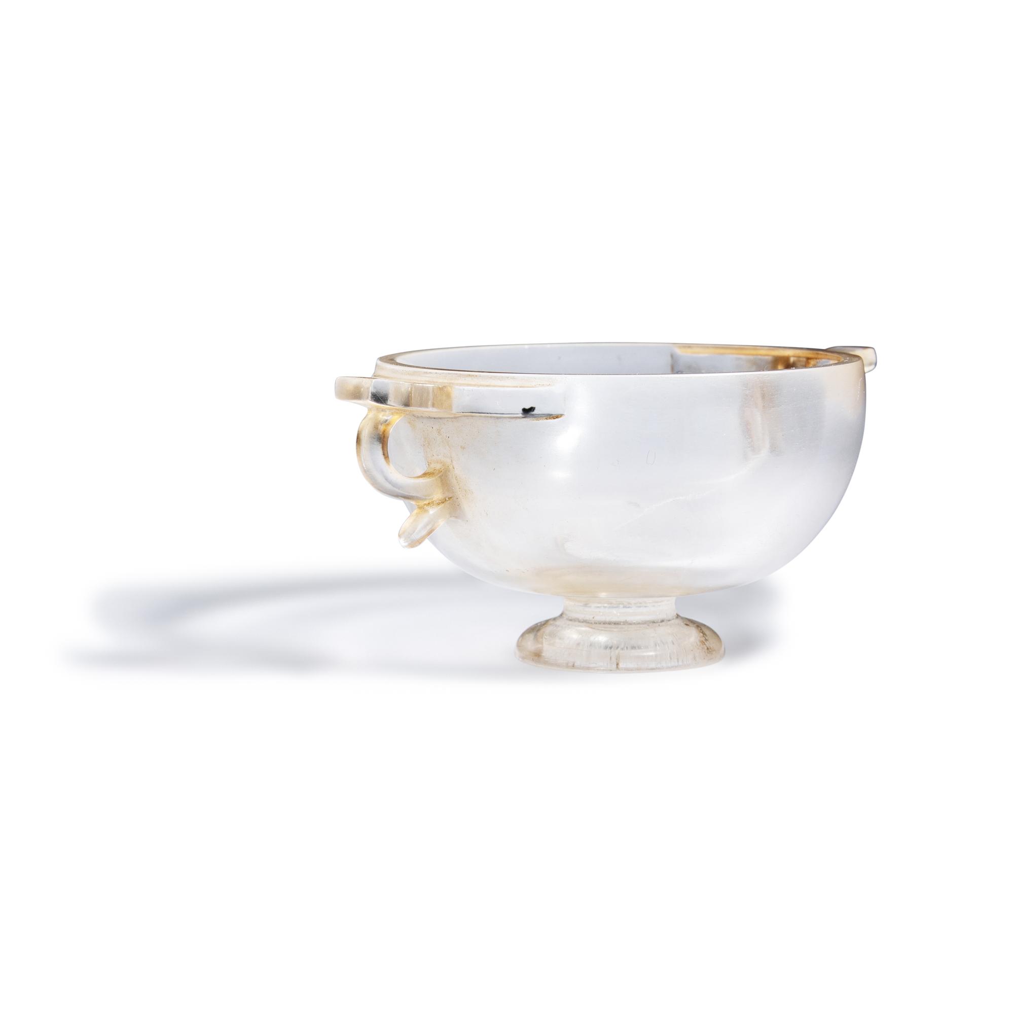 A Greek Rock Crystal Skyphos