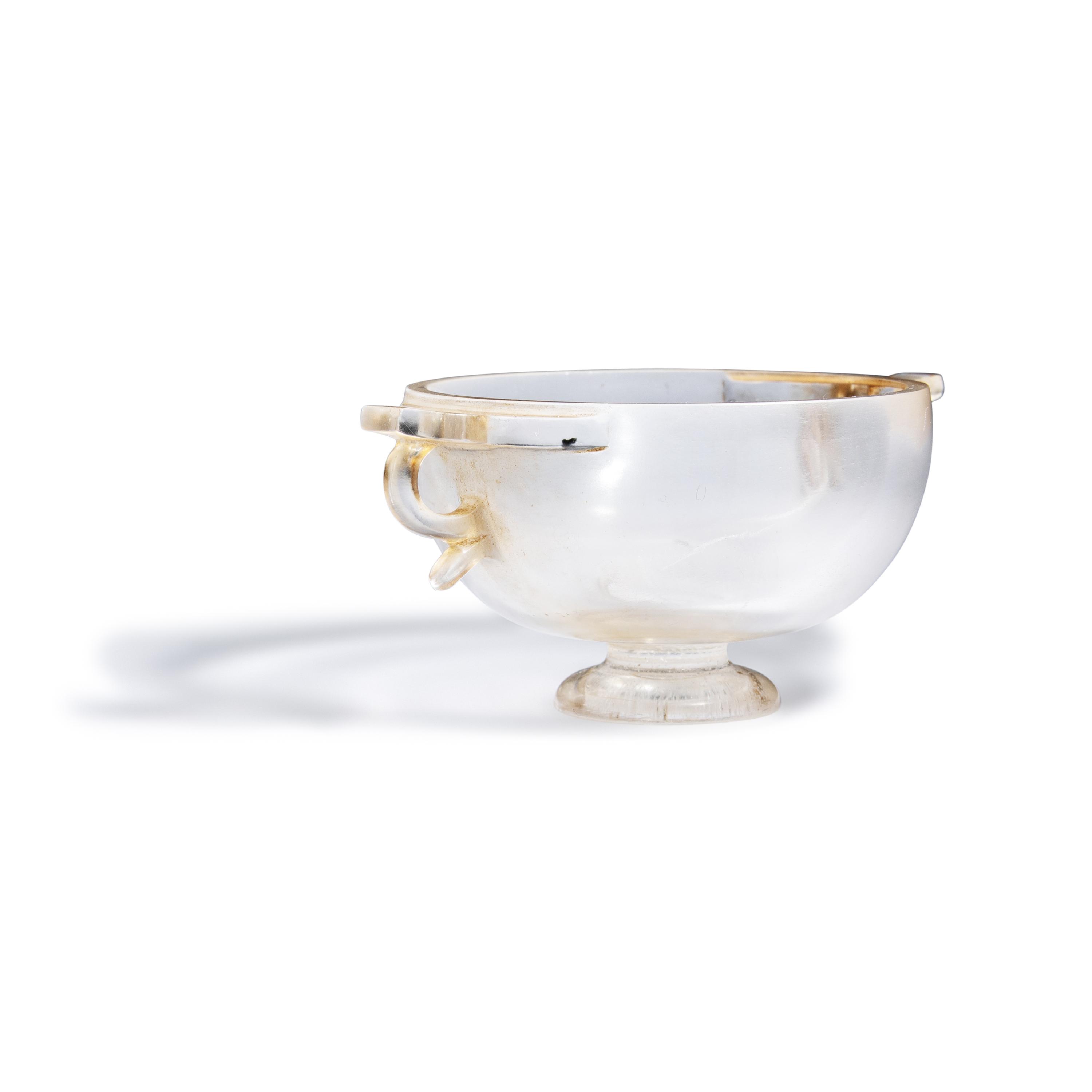 A Greek Rock Crystal Skyphos