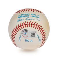 A Joe DiMaggio Single Signed Autograph Baseball (Beckett Authentication Services Letter),