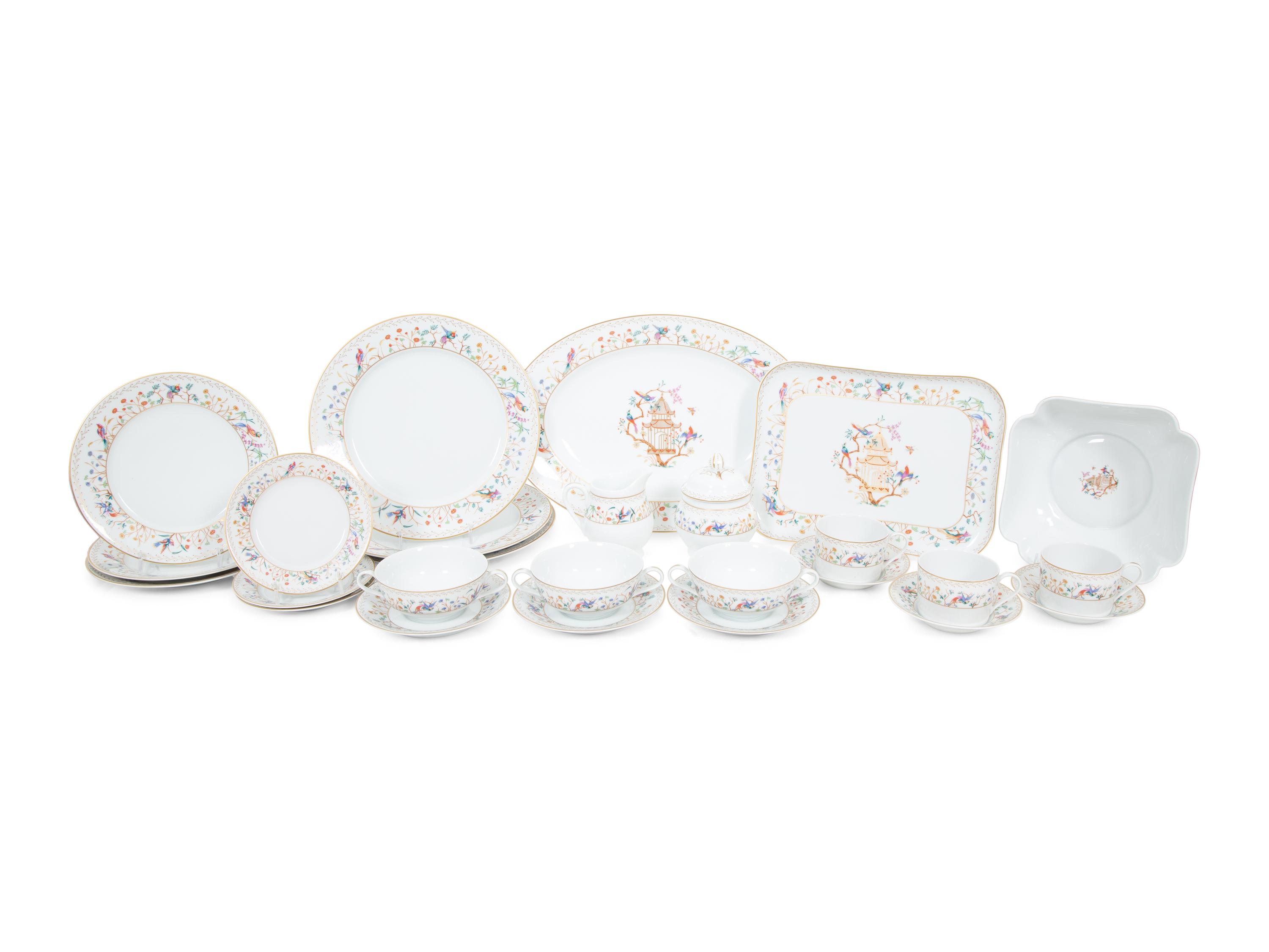 An Extensive Limoges for Tiffany and Co. Porcelain Dinner Service