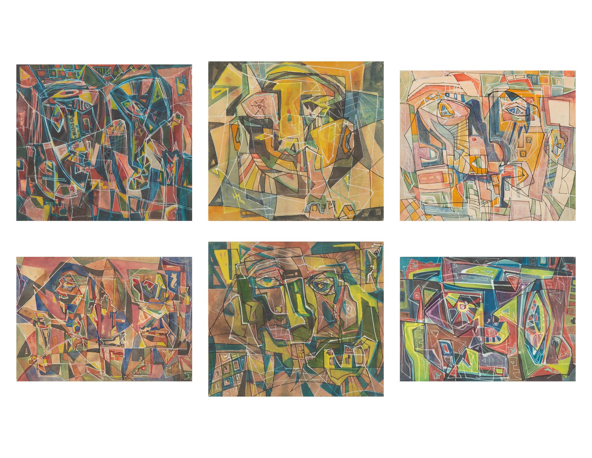 Untitled (six works)