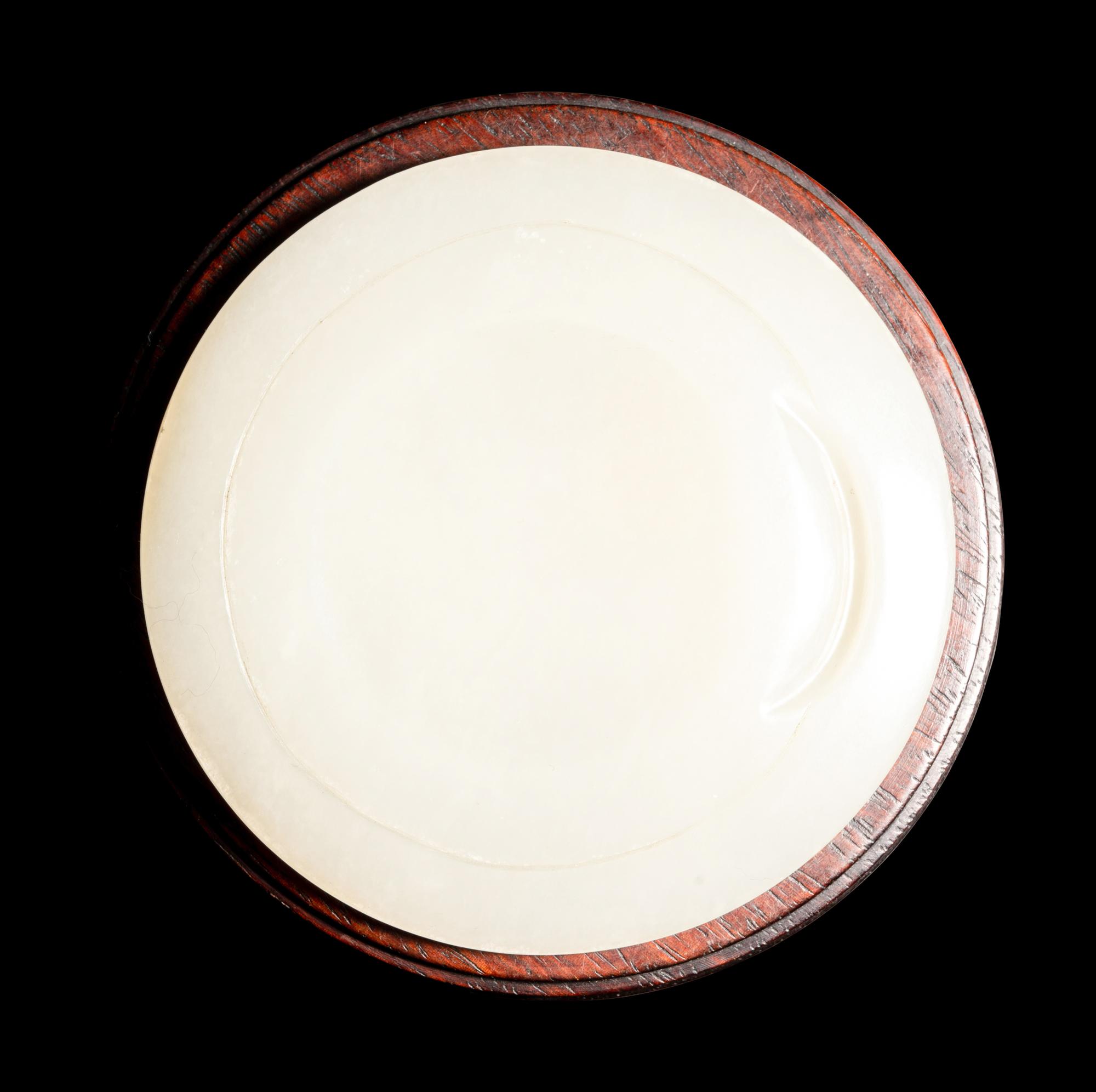 Two Chinese Inkstones and Covers