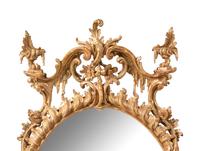 A Pair of George II Giltwood Mirrors