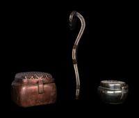 Three Chinese Metal Scholar's Objects