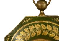 A French Directoire Tôle Peinte Wall Clock