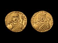 [ANCIENT] BYZANTINE EMPIRE. Philippicus (c. 712 AD), Av Solidus (4.4g and 4.3g). Two Coins