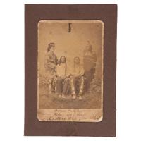 Indian Trader and Interpreter Julius Meyer and Sioux Chiefs, incl. Pawnee Killer, Iron Bull, and Spotted Tail