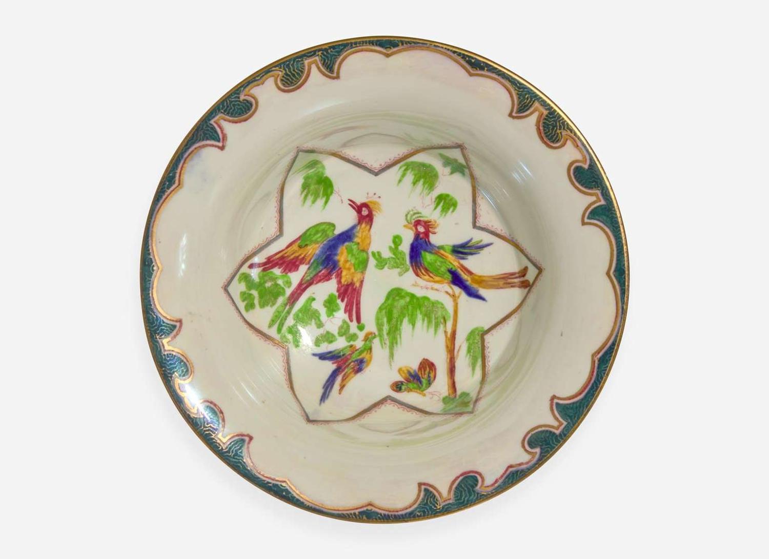An Unusual Wedgwood Fairyland Lustre Footed Bowl, UK, circa 1925