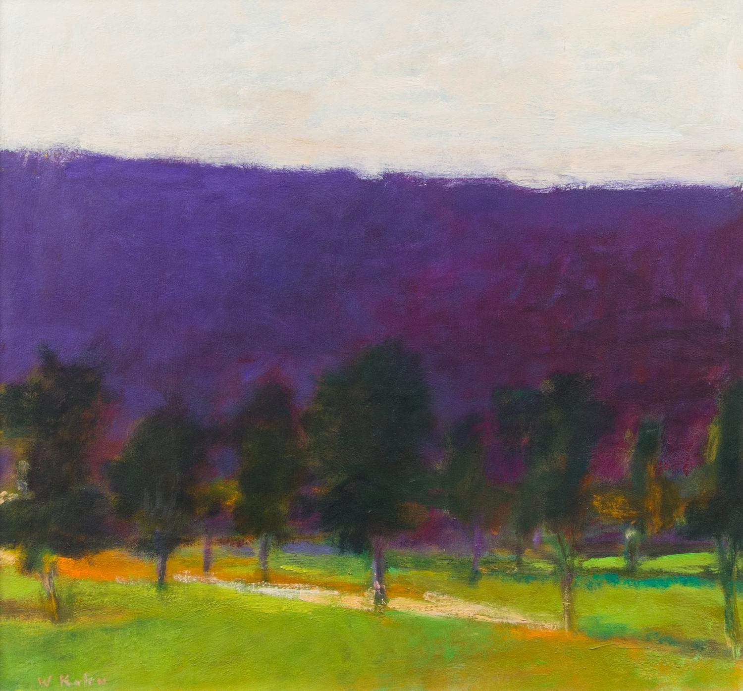 Wolf Kahn, (American/German, b. 1927), Dark Purple, 1990