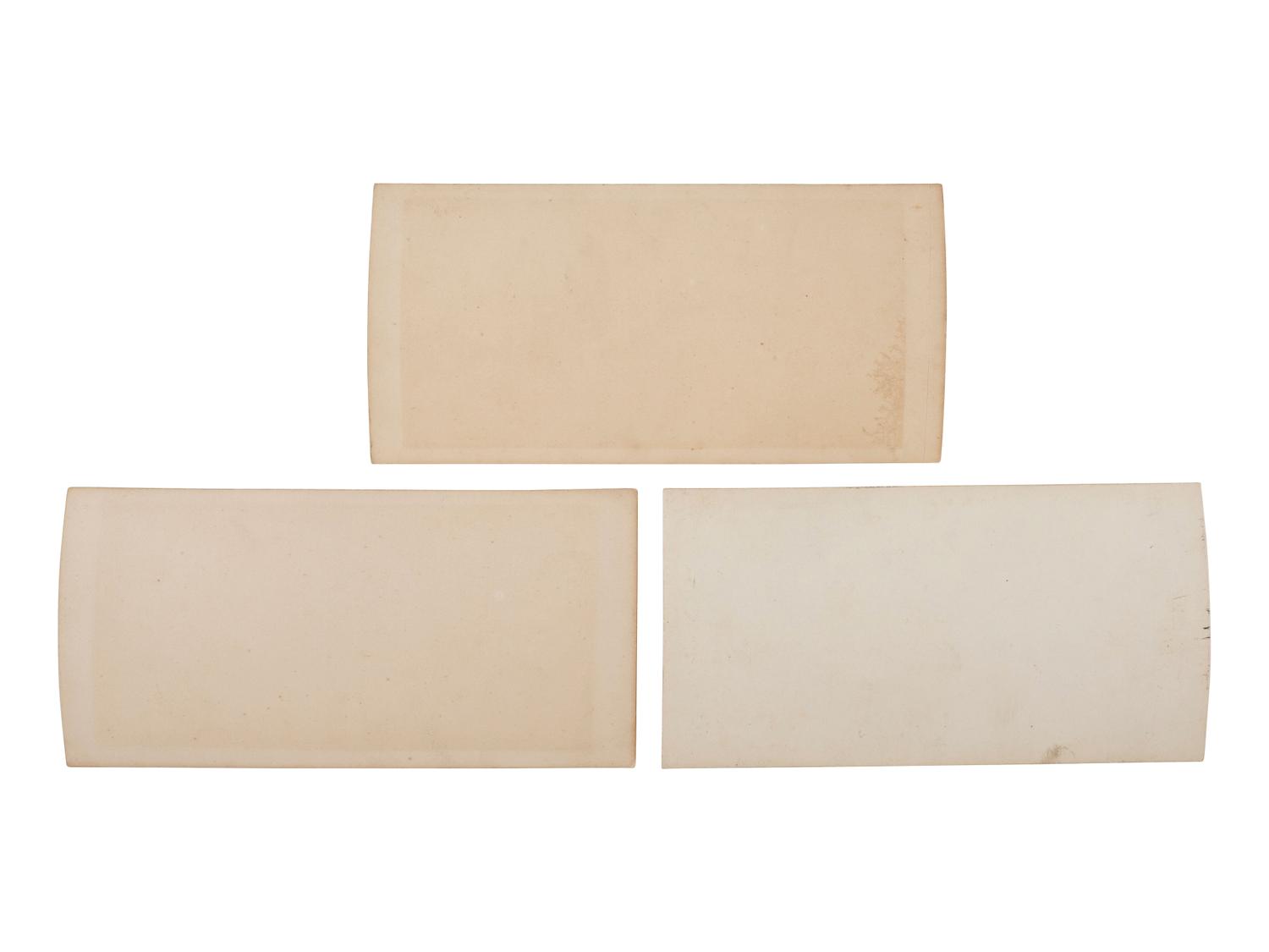 [CIVIL WAR]. A group of 3 stereoviews of troops taken at Port Hudson, Louisiana, incl. African American soldiers. [Baton Rouge, LA]: [McPherson & Oliver, attrib. ca 1863-1864].