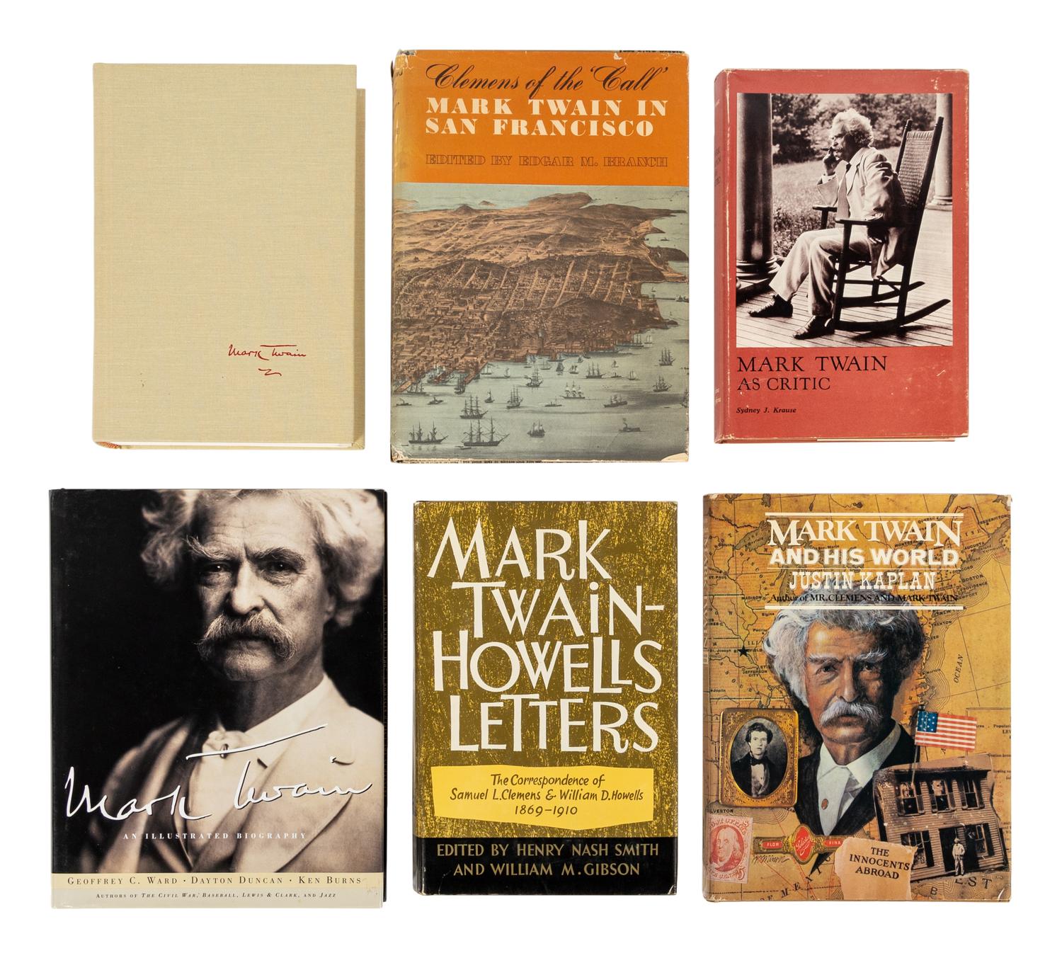 CLEMENS, Samuel Langhorne ("Mark Twain") (1835-1910). A group of reference works, comprising: