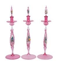 A Venetian Glass Table Garniture