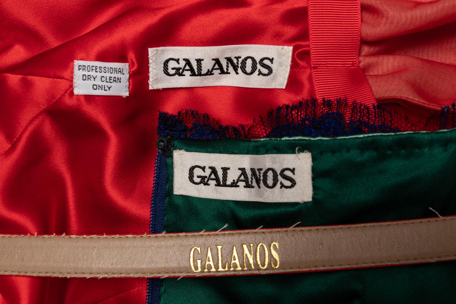 Two Galanos Dresses, 1980-90s