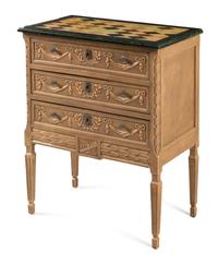 An American Chest with Trompe L'oeil Decoration by Isabel O'Neill