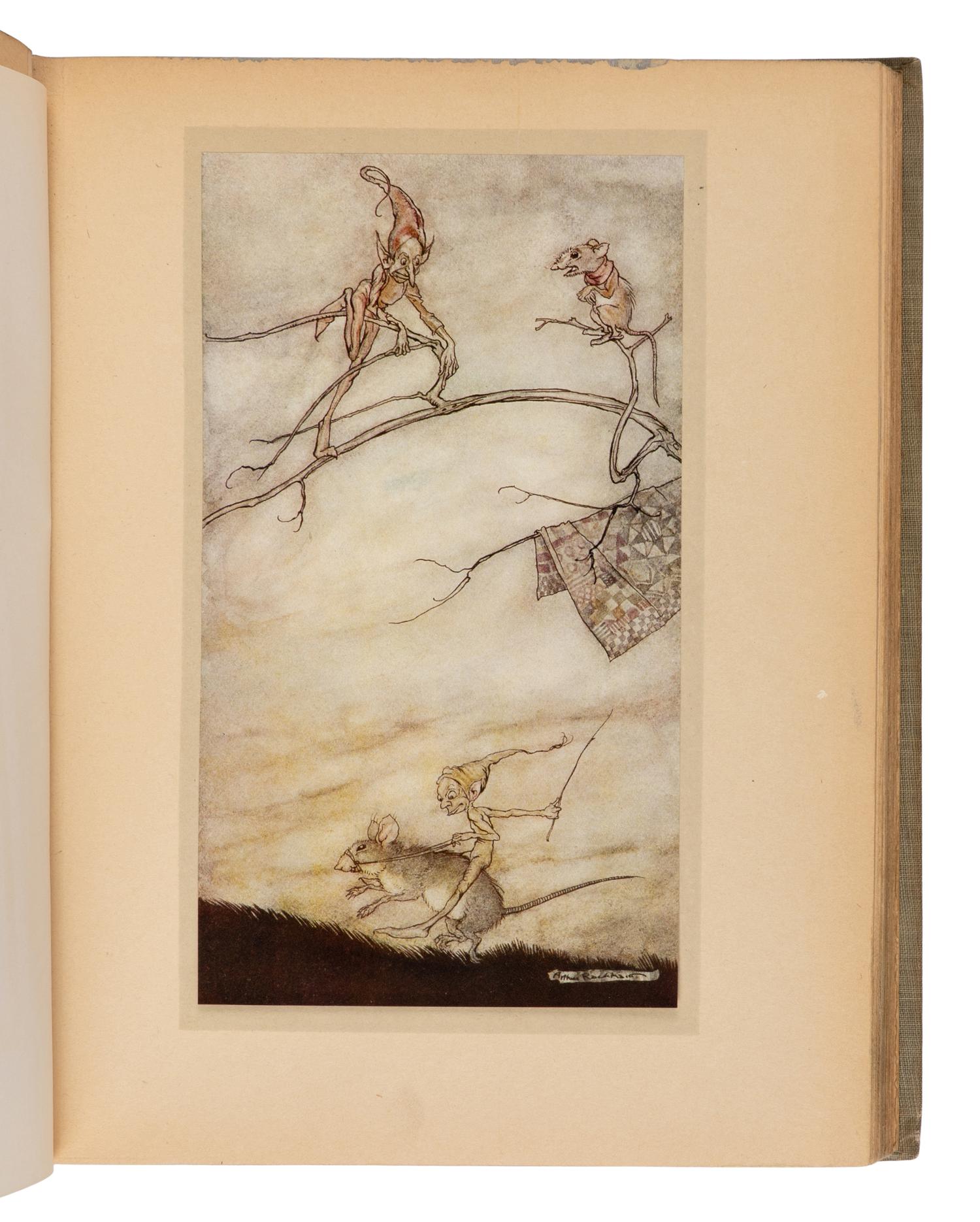 RACKHAM, Arthur (1867-1939), illustrator. A group of 4 titles illustrated by Rackham, comprising: