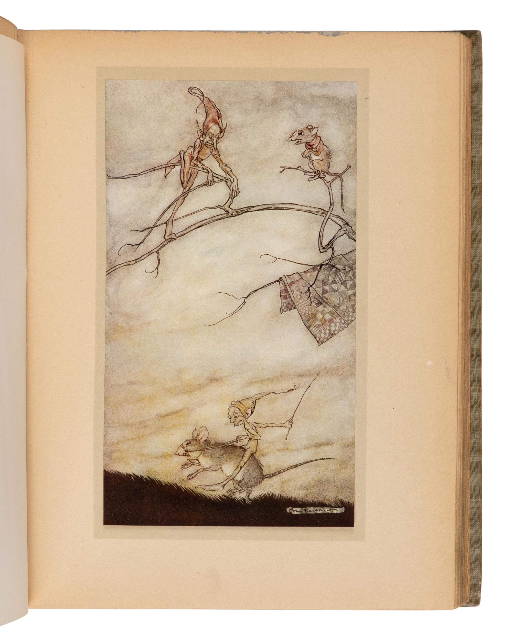 RACKHAM, Arthur (1867-1939), illustrator. A group of 4 titles illustrated by Rackham, comprising: