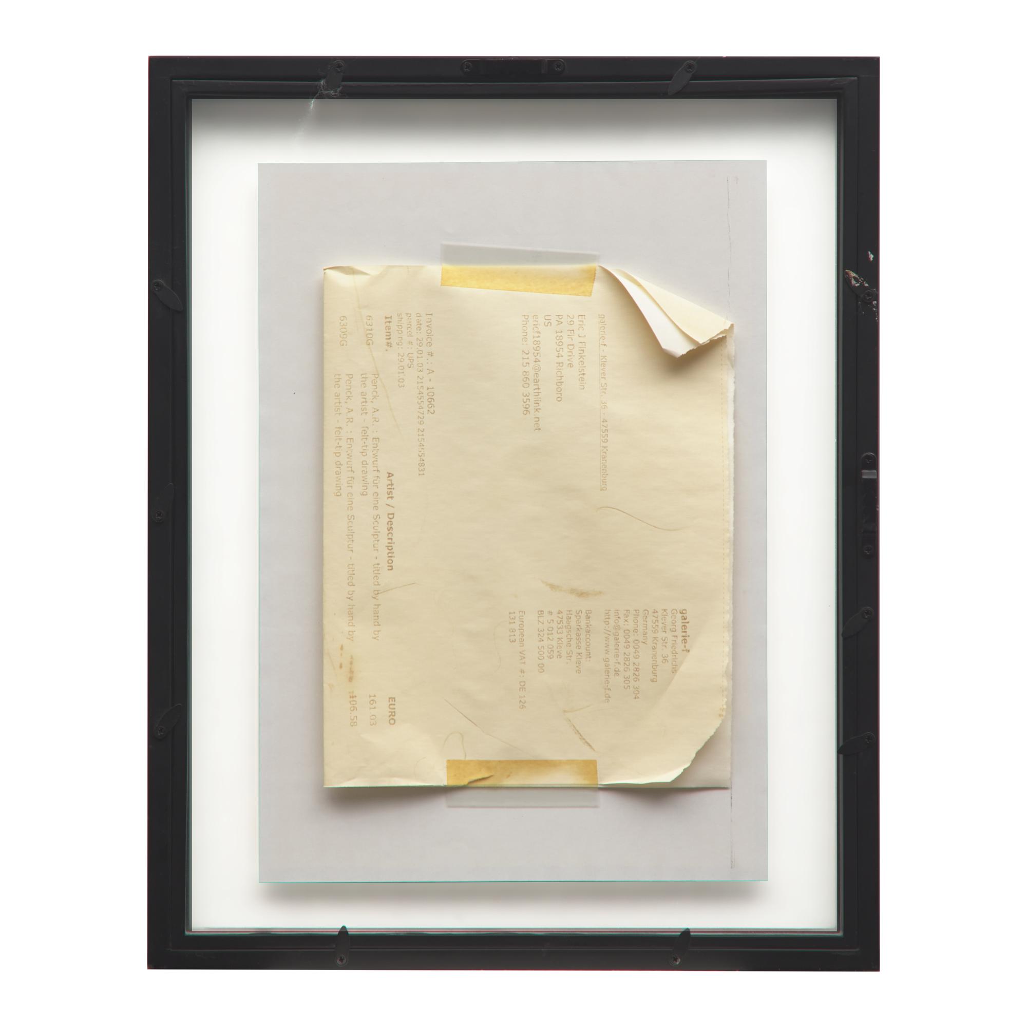 A.R. Penck (German, 1939-2017) — Entwurf fur eine Sculptur, 2 works