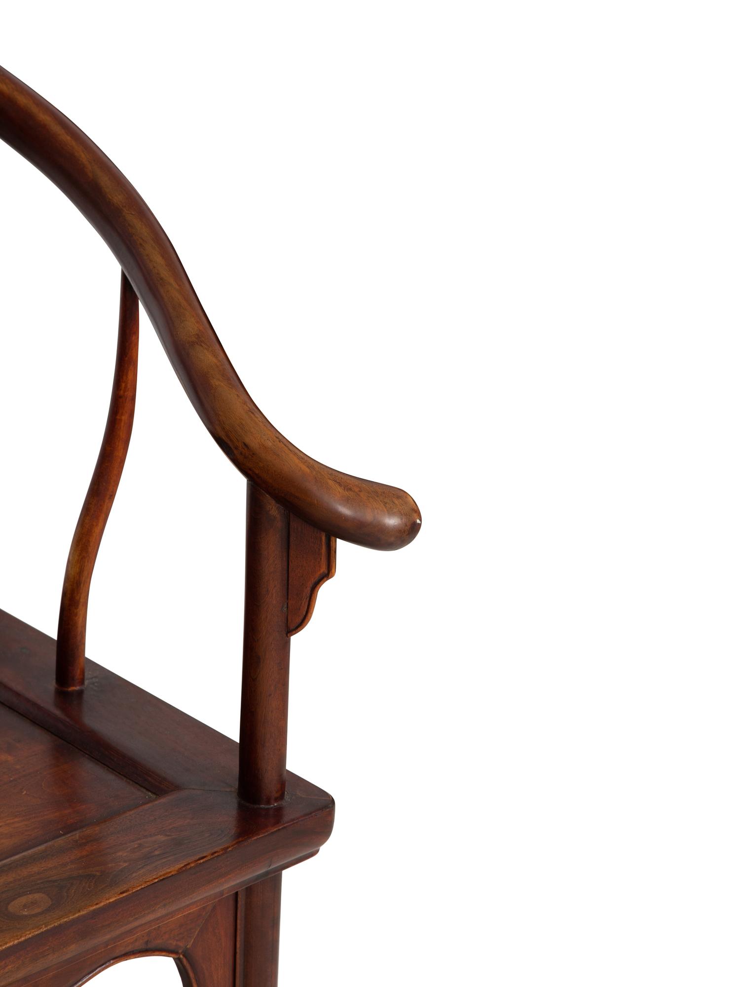 A Pair of Chinese Hardwood Chairs
