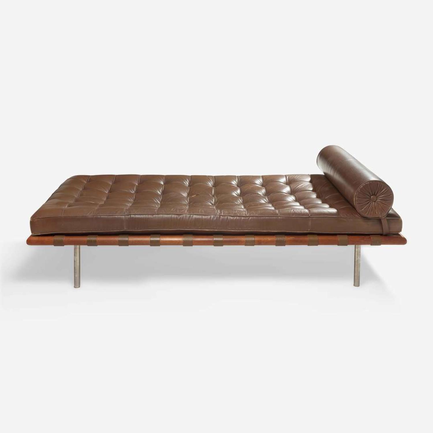 Ludwig Mies van der Rohe (German-American, 1886-1969) "Barcelona" Daybed, Knoll Associates, USA, designed 1928, the present lot 1960s