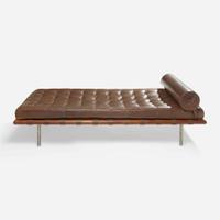 Ludwig Mies van der Rohe (German-American, 1886-1969) "Barcelona" Daybed, Knoll Associates, USA, designed 1928, the present lot 1960s